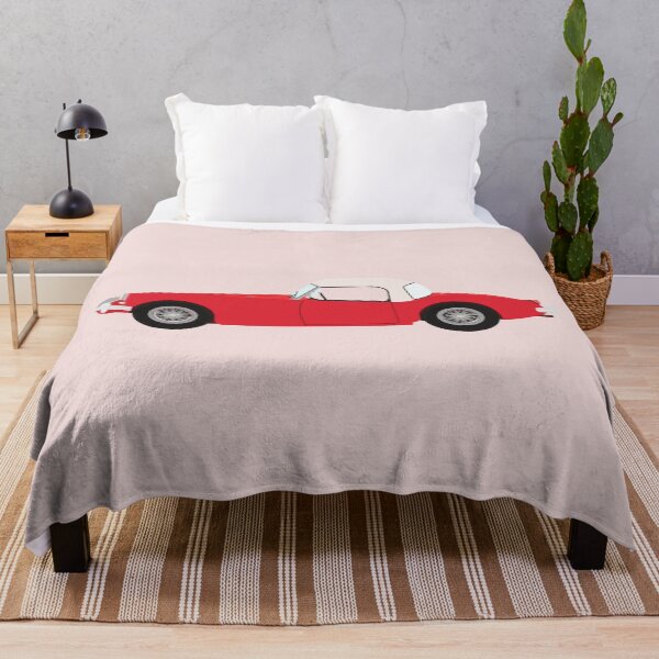 Item preview, MGA Sports Car (Red) with Hardtop Classic Car illustration designed and sold by JHMimaging.