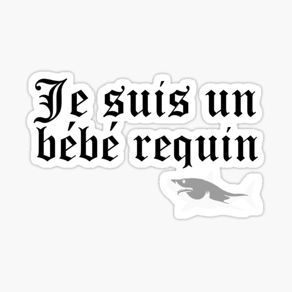 Requin Stickers Redbubble