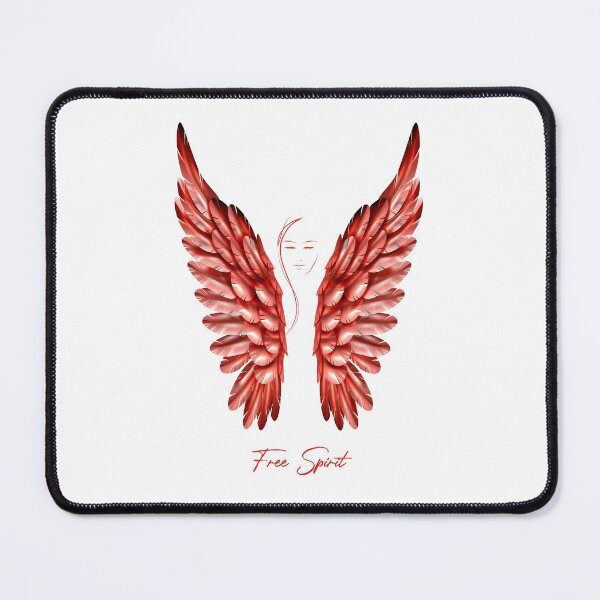 Item preview, A beautiful angel with big red angel wings - your guardian angel designed and sold by MartinEngel.