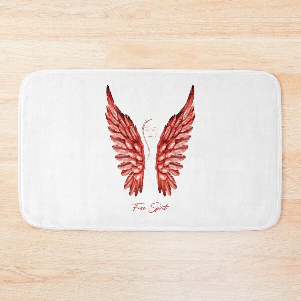 Item preview, A beautiful angel with big red angel wings - your guardian angel designed and sold by MartinEngel.