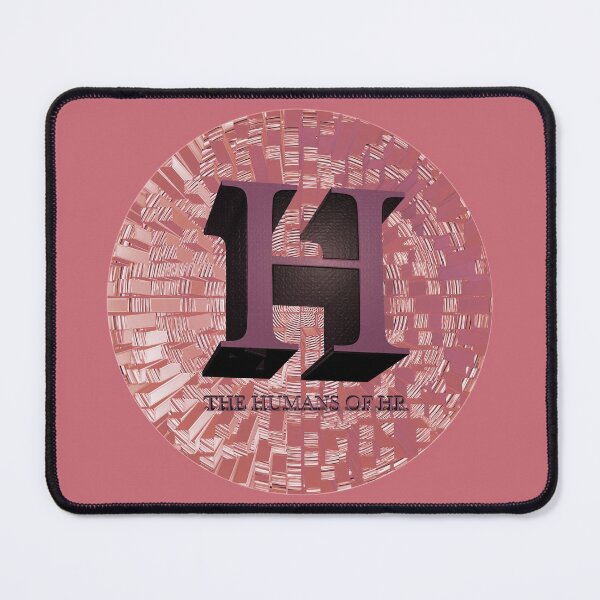 The Humans of HR Vintage Pink Logo Mouse Pad