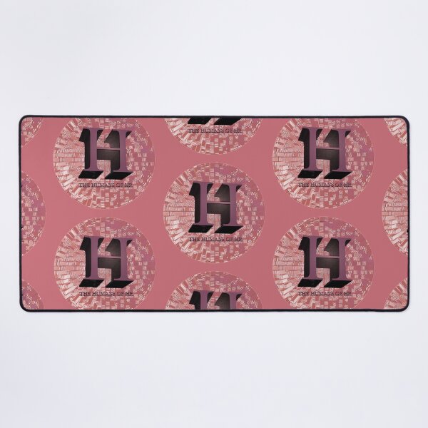 The Humans of HR Vintage Pink Logo Desk Mat
