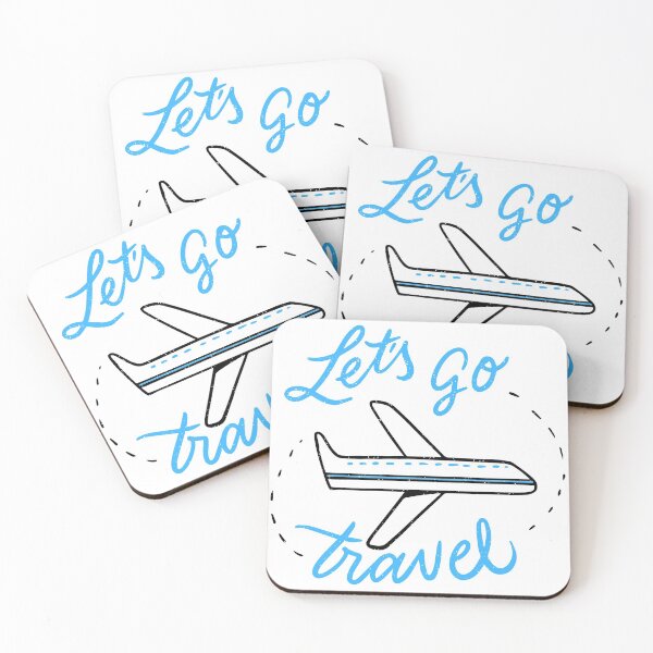 Item preview, Let's Go Travel Airplane designed and sold by Parag's Travel Shop.