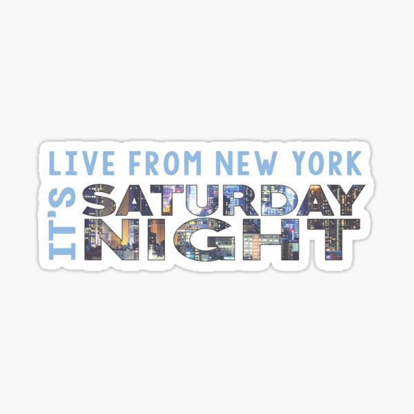 Saturday Night Live (SNL) Skyline Print Sticker