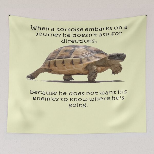 Item preview, When A Tortoise Embarks On A Journey African Proverb designed and sold by taiche.