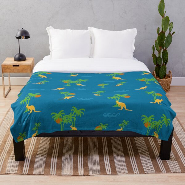 Item preview, Kangaroo Summer (sea)  designed and sold by The Wallpaper Files.