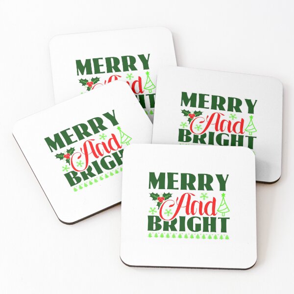 Item preview, Merry And Bright - Merry Christmas designed and sold by Delandor.