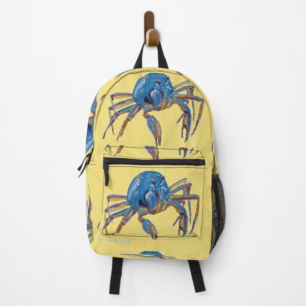 Item preview, March Forth Blue Soldier Crab designed and sold by Liz HL Art Shop.