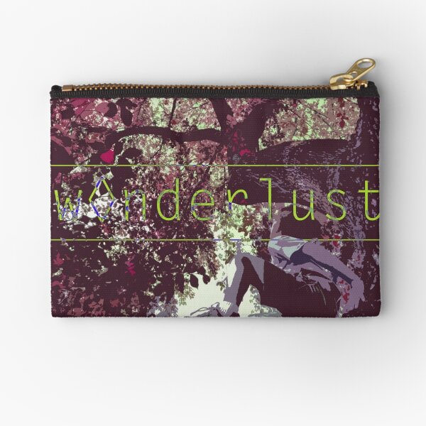 "Wanderlust" Zipper Pouch
