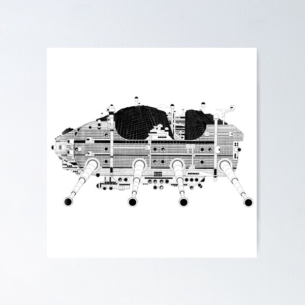 Item preview, The Moving City by Archigram - Architectural Concepts designed and sold by SLGA-Designs.