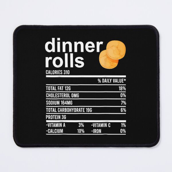 Item preview, Dinner Rolls Nutrition Facts Apparel Funny Thanksgiving Food designed and sold by PruitMaebel.
