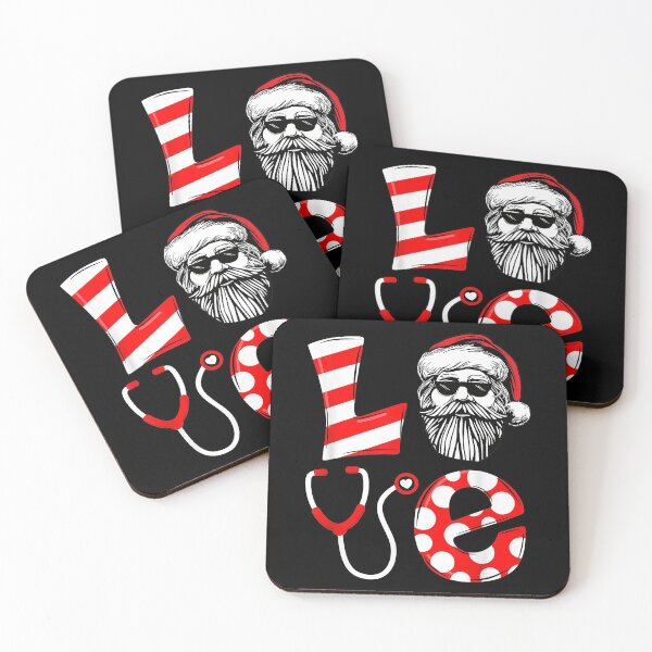 Item preview, Christmas Nurse Love NICU RN ER Santa Santa Nurse Hat Elf designed and sold by PruitMaebel.