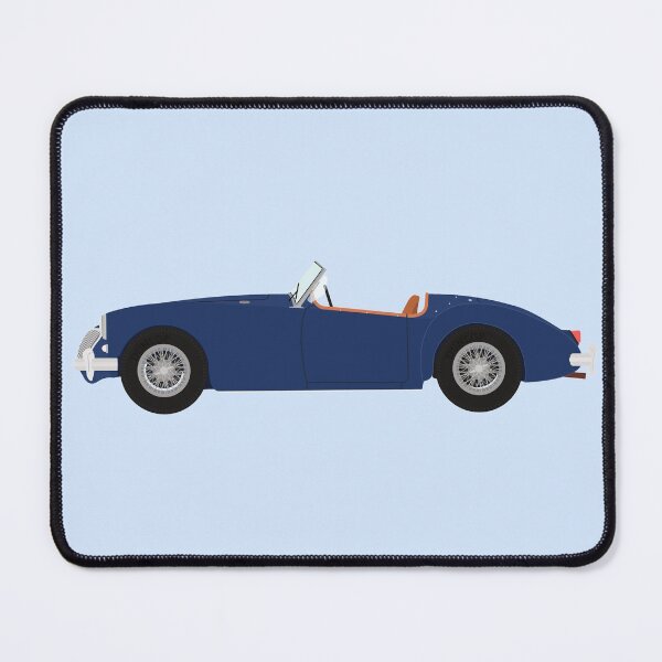 Item preview, MGA Sports Car (Blue) Classic Car illustration designed and sold by JHMimaging.