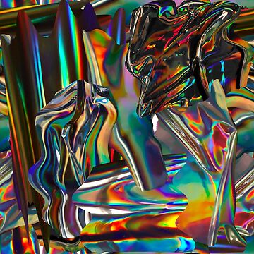 Artwork thumbnail, Holographic Reflections by dinaaaaaah