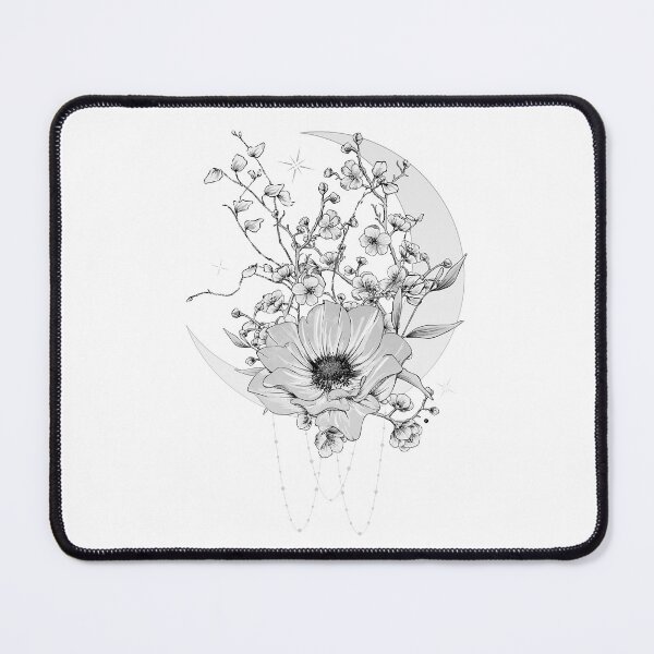 Item preview, Moon flower designed and sold by Chrystelle Hubert.