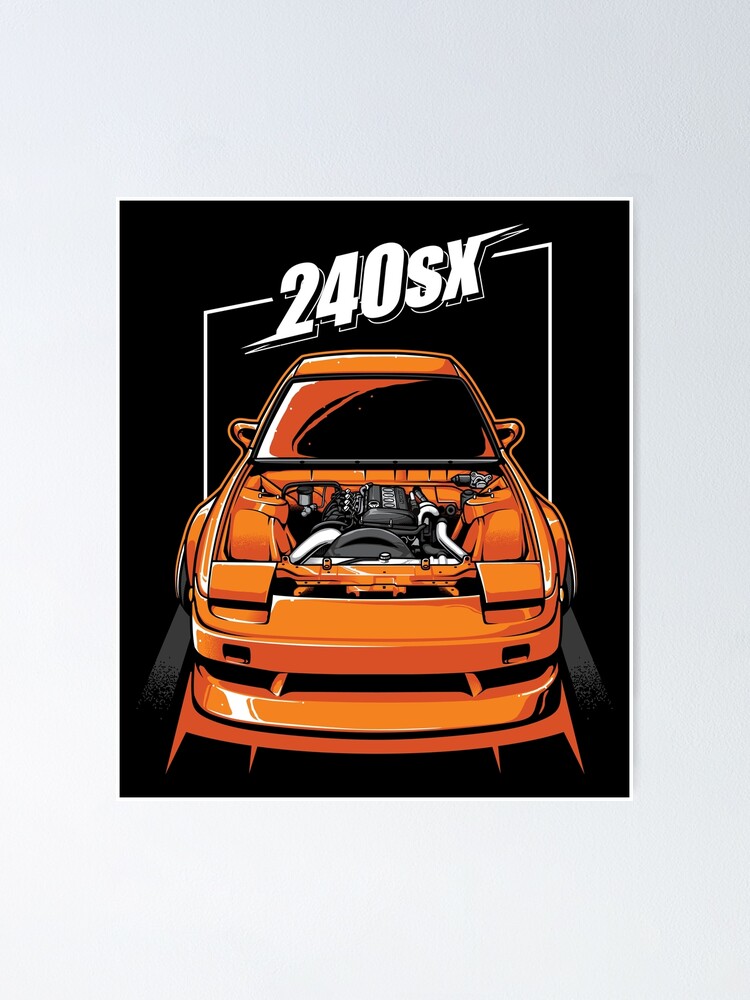 Nissan 180sx 240sx Poster For Sale By Aliaksandr Redbubble