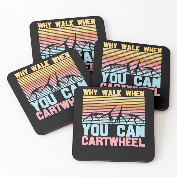 Item preview, Gymnast why walk when you can cartwheel  designed and sold by PruitMaebel.