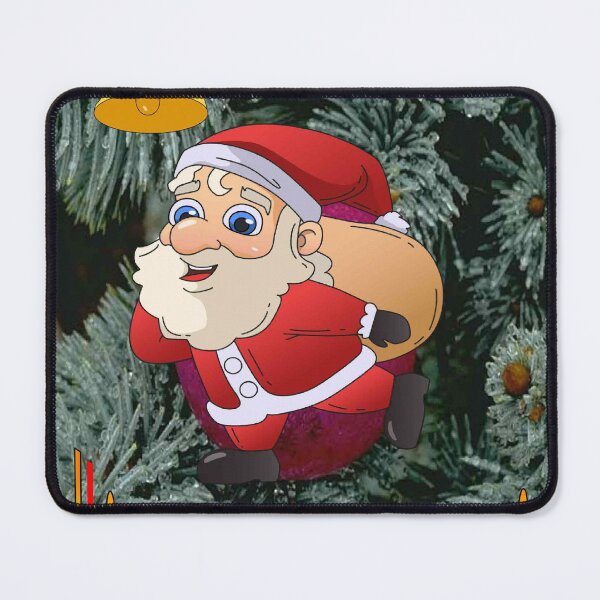 Item preview, Santa-Clause-red-birth joy-peace and christmas tree designed and sold by Reubens-Art.