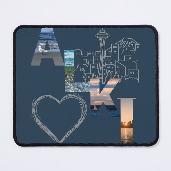 Item preview, Alki Beach Seattle Skyline Design designed and sold by Constant Readers.