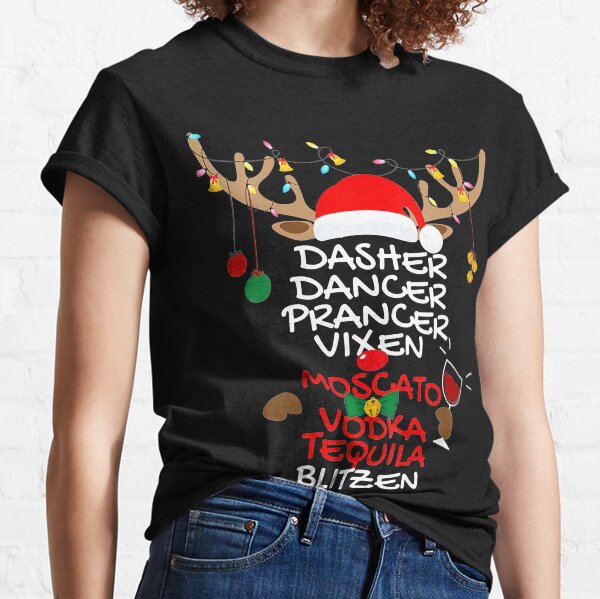 Item preview, Dasher Dancer Prancer Vixen Moscato Vodka Tequila Blitzen designed and sold by brittenystrelle.