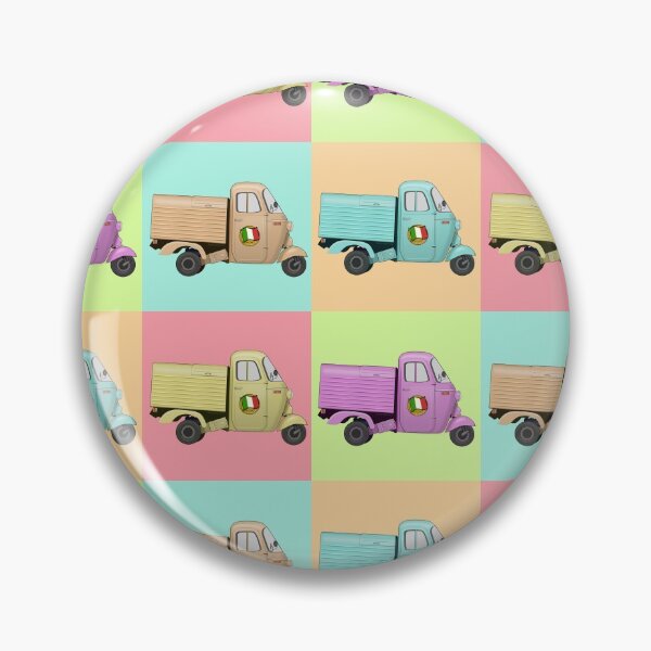 Item preview, Pop Art Illustration of a Vintage Ape Italian Motorized Rikshaw designed and sold by ibadishi.