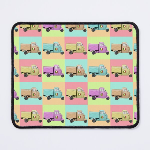 Item preview, Pop Art Illustration of a Vintage Ape Italian Motorized Rikshaw designed and sold by ibadishi.
