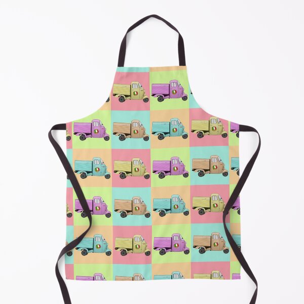 Item preview, Pop Art Illustration of a Vintage Ape Italian Motorized Rikshaw designed and sold by ibadishi.