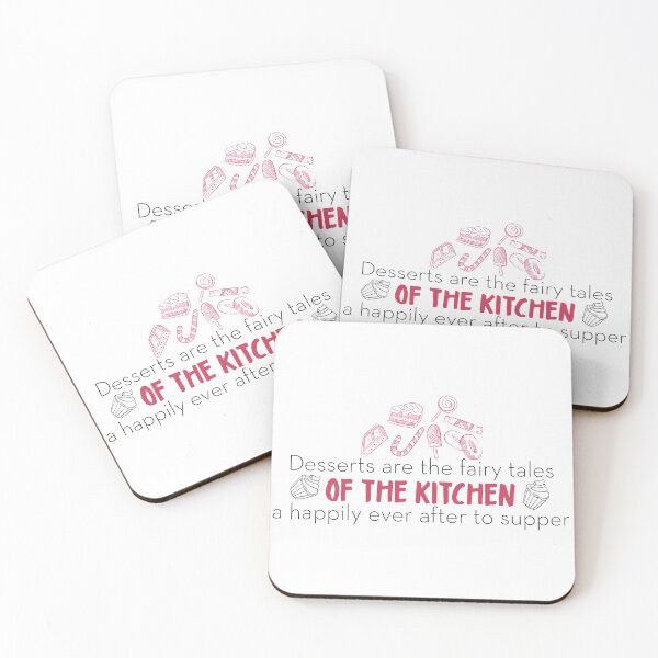 Item preview, Desserts are the fairy tales of the kitchen, a happily ever after to supper designed and sold by Badrart.