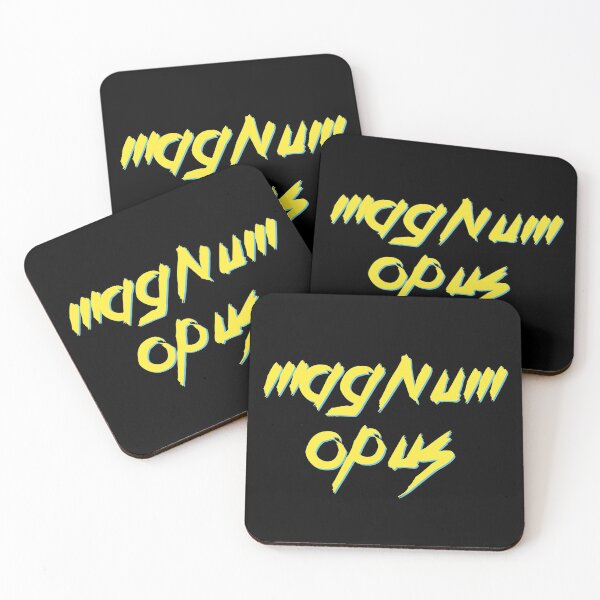 Item preview, Magnum Opus Grand Masterpiece Latin Quote designed and sold by Legit Hooligan.