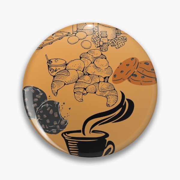 Item preview, Pastries and Cookies with a Cup of Coffee designed and sold by DreamClock.