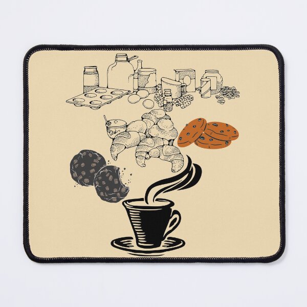 Item preview, Pastries and Cookies with a Cup of Coffee designed and sold by DreamClock.