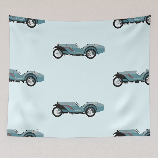 Aperçu de l'œuvre Voiture de sport Austin 7 'Ulster' (Speedwell Blue) créée et vendue par JHMimaging.
