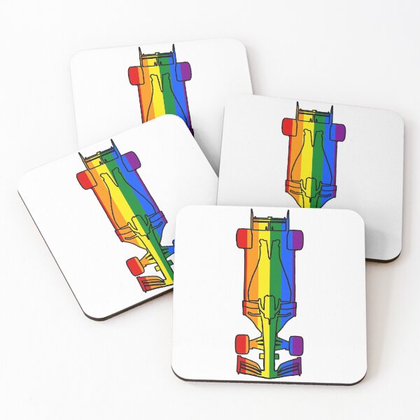 Item preview, Formula 1 Car - Rainbow - Pride designed and sold by Harley-Jay.