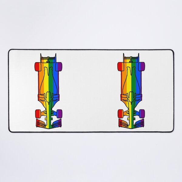 Item preview, Formula 1 Car - Rainbow - Pride designed and sold by Harley-Jay.