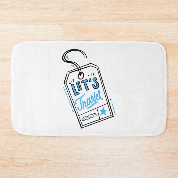 Item preview, Let's Travel Baggage Tag designed and sold by Parag's Travel Shop.