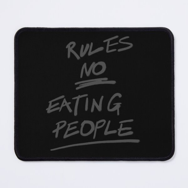 Item preview, Rules No Eating People designed and sold by Mirosi-S.