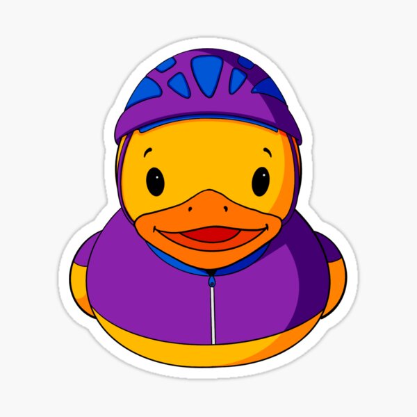 Item preview, Biking Rubber Duck designed and sold by Alisha Ober Designs.