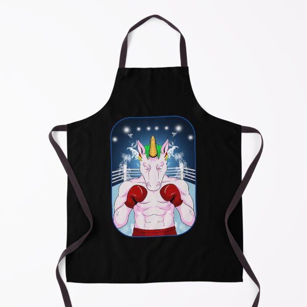 Item preview, Boxer Unicorn Fighter In The Ring Pugilist Red Boxing Gloves designed and sold by PruitMaebel.
