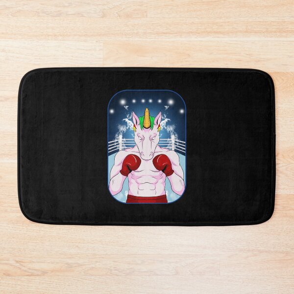 Item preview, Boxer Unicorn Fighter In The Ring Pugilist Red Boxing Gloves designed and sold by PruitMaebel.