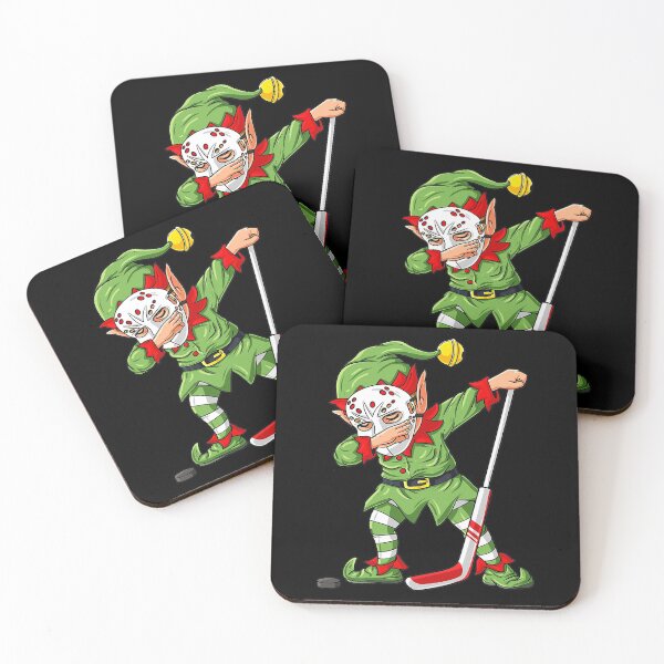Artikelvorschau, Christmas Elf Tupfen Eishockeyspieler Jungen Kinder Dab Xmas entworfen und verkauft von PruitMaebel.