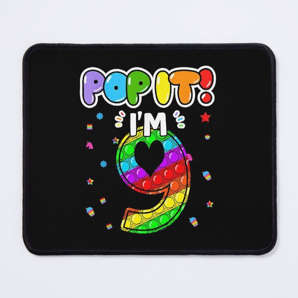 Item preview, Birthday Kids Pop It I am 9 years old 9th Birthday Fidget designed and sold by PruitMaebel.