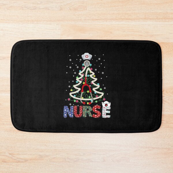 Item preview, Christmas Nurse RN LPN Stethoscope Tree Lights Ornaments designed and sold by PruitMaebel.