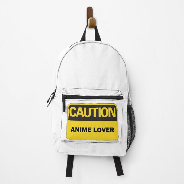 Item preview, Caution: Anime lover warning saying with yellow and black typography designed and sold by Deegital18.