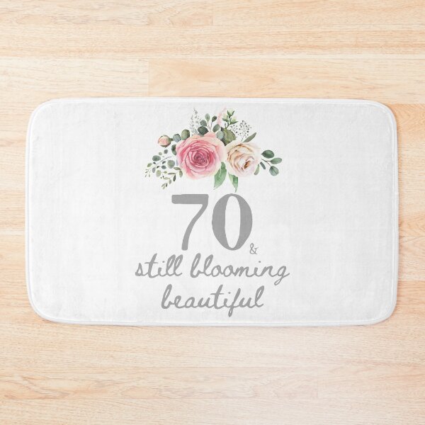 Item preview, 70 and Blooming Beautiful - Seventieth Birthday Celebration Design designed and sold by Partypumpkin.