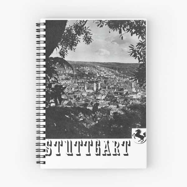 Item preview, Stuttgart 1940s Black and White Vacation Poster Ad Photograph designed and sold by Maljonic.