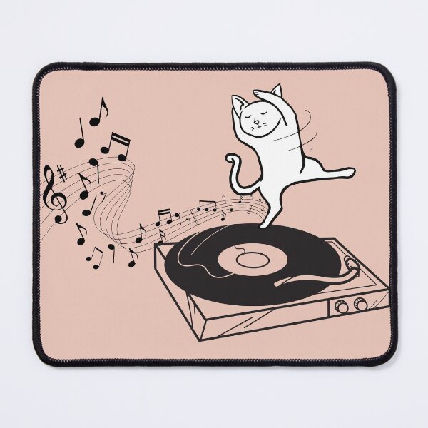 Artikelvorschau, Ballettkatze spielt Schallplatte entworfen und verkauft von tnwbank.