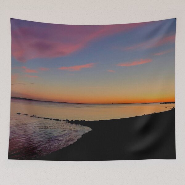 Item preview, Purple clouds by the ocean  designed and sold by HenrikGPhoto.