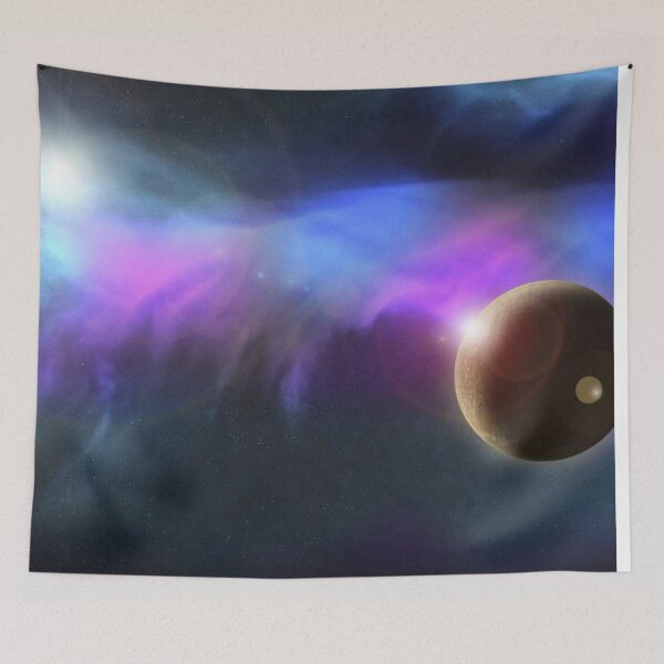 Item preview, Colorful Shiny Planet in Outer space designed and sold by NexusArts.