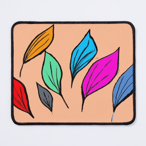 Item preview, Colorful leaf art designed and sold by Pganta.