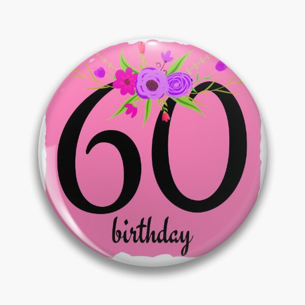 Item preview, 60th Birthday - Sixtieth Birthday Celebration Design designed and sold by Partypumpkin.